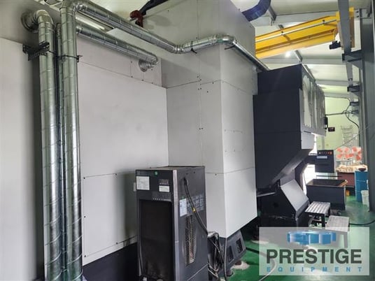 Daewoo Doosan #DBM-1525S, Double Column vertical machining center, 110" X, 53" Y, Fanuc 31i, 40 automatic - Image 4