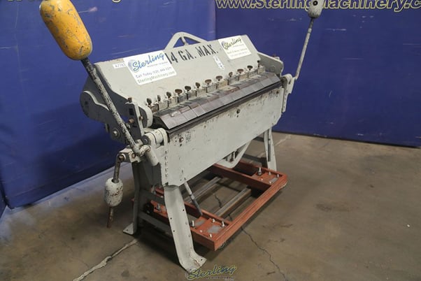 16 gauge x 4' Chicago #W31, hand box & pan brake - Image 4