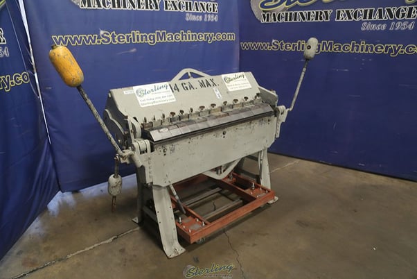 16 gauge x 4' Chicago #W31, hand box & pan brake - Image 9