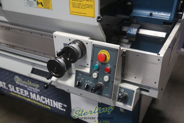 16" x 43" Romi #M17, engine lathe, 2.56" bore, 4000 RPM, Fanuc 21i-T, tool post, rigid tap, 2004 - Image 8