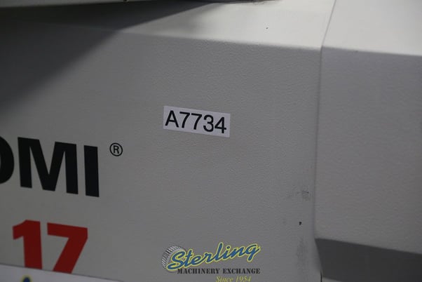 16" x 43" Romi #M17, engine lathe, 2.56" bore, 4000 RPM, Fanuc 21i-T, tool post, rigid tap, 2004 - Image 10