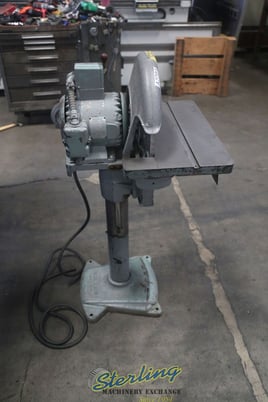 16" Apex #16-S, disc grinder, 1.5 HP, 220 V., 3-phase, table elevating mechanism, table tilt handwheel - Image 6