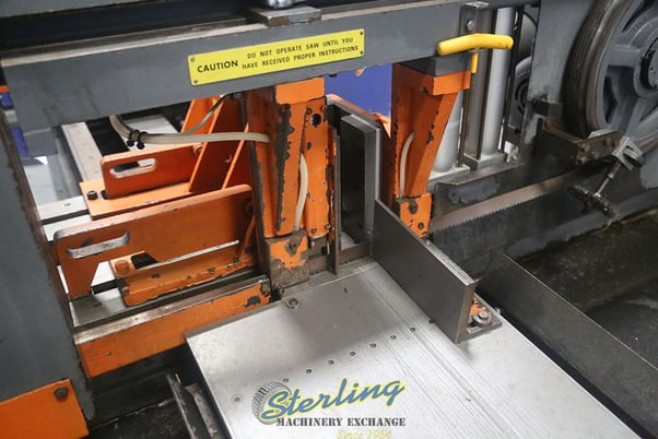 12.75" x 12.75" Hem #H90A-4, horizontal bandsaw, 3 HP, 12'10"L x 1" H x .035" blade, automatic barfeed - Image 8