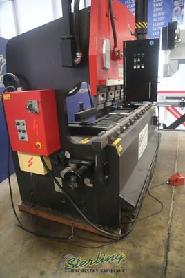 100 Ton, Amada #RG-100, CNC press brake, 10' overall, 100" between housing, 3.93"stroke, 15.74"throat - Image 6
