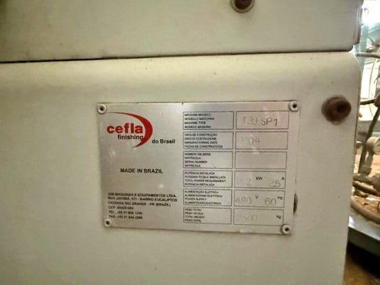 Cefla #BT/20 SP-1/R, Roll Coater (Reverse Filler), 2-Head, 53" width capacity, 26 - 131 FPM, 480 V, 3-Ph. - Image 3