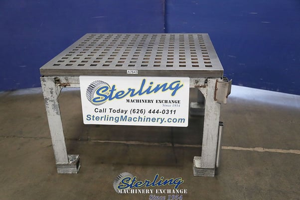 4' x 4' Acorn, welding table, stand - Image 5