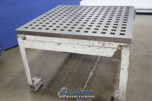 4' x 4' Acorn, welding table, stand - Image 6