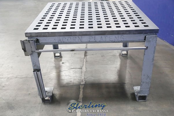 4' x 4' Acorn, welding table, stand - Image 7