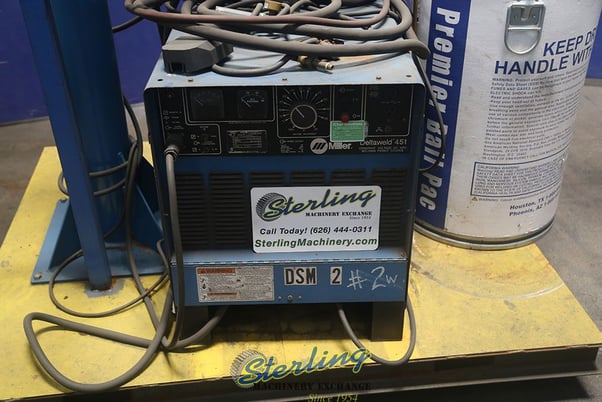 Miller #Deltaweld-451, tig welder, 450 Amp., wire feed, 460 V., 3-phase, 9' power cord - Image 5