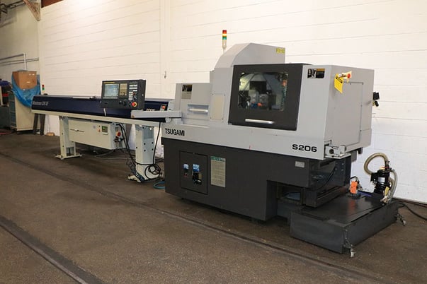 Tsugami #S206, CNC Swiss Type Lathe, 8-Axis, 8.27" max. L, 200 - 12000 RPM, 2012 - Image 1