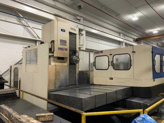 4.3" Toshiba #BA BTD-110R16, Horizontal Table Type Boring Mill, 65" width x 55" Long table, 19.7" spindle - Image 3