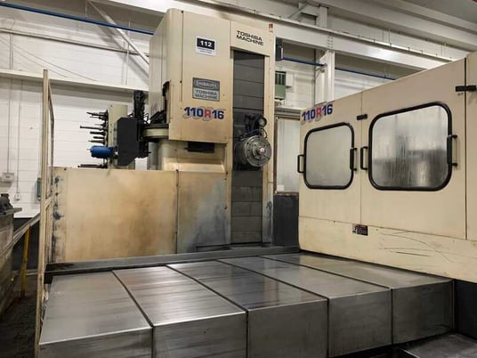 4.3" Toshiba #BA BTD-110R16, Horizontal Table Type Boring Mill, 65" width x 55" Long table, 19.7" spindle - Image 4