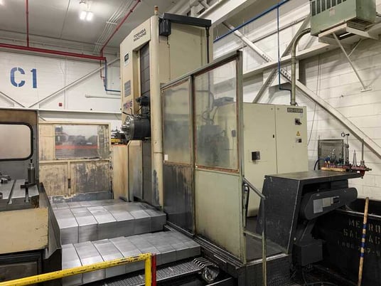 4.3" Toshiba #BA BTD-110R16, Horizontal Table Type Boring Mill, 65" width x 55" Long table, 19.7" spindle - Image 6