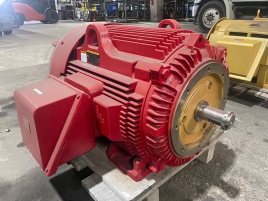 125 HP 1800 RPM Baldor Reliance, Frame 444TSC, TEFC BB, 460 Volts New Surplus (2 available) - Image 1