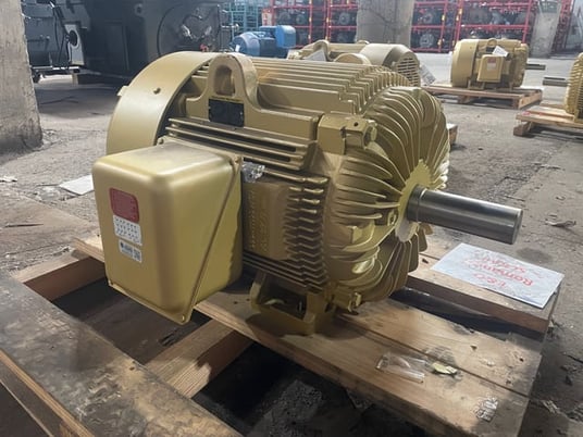 60 HP 1200 RPM Baldor Reliance, Frame 404T, TEFC BB, 230/460 Volts, New Surplus (4 available) - Image 3