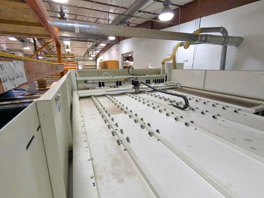 SCM #Sigma-Impact-105-PLM, front load panel saw, 19' x23' table, 2800 cfm dust collector, 7 clamps, 2005 - Image 6