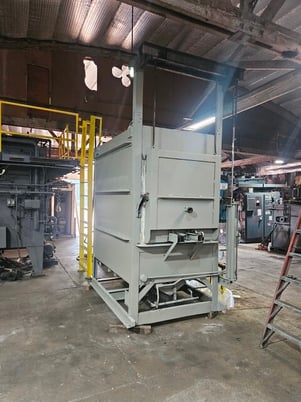30" width x 30" H x 48" D Surface Combustion, Refractory Furnace, deep 1400&deg;F - Image 3