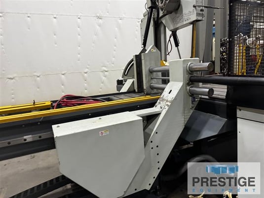 30" x 25" Hyd-Mech #V-25APC, Automatic Vertical Band Saw, Mitsubishi PLC Control, Conveyor, 2009, #44049 - Image 6