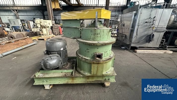 MikroPul #60ACM, Pulverizer, 3000 RPM, Carbon Steel 75 HP, 230/460 V., on base - Image 4