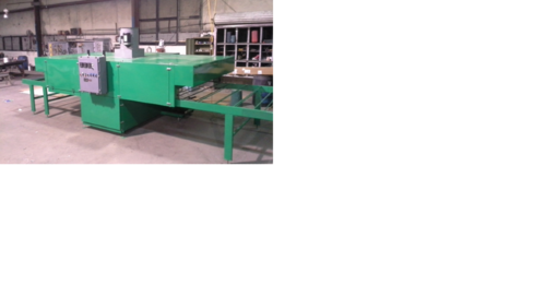 72" width x 144" L Flat Line Mesh Belt Dry Cure Oven with 3 Zone IR, Fiberglass mesh Belt - Image 1