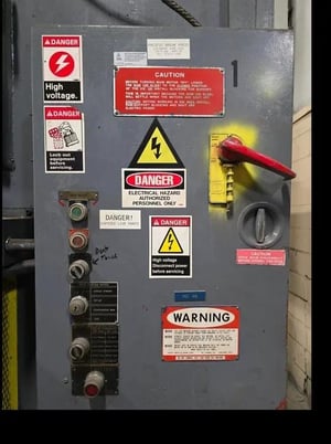 110 Ton, Pacific #J110-10, hydraulic press brake, 10' overall, 102" between housing, 13" open, 28" Back Gauge - Image 6