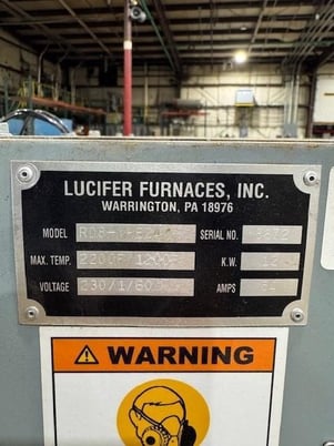 14" width x 24" L x 12" H, Lucifer #RD8-KHE24, Dual Chamber Furnace, 12 KW, 230 V., 2016 - Image 9