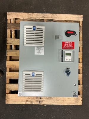 15 HP ABB, ACH550-UH-023A-4, VFD drive cabinet. 23 amp, 480 Volts, 3 phase - Image 10