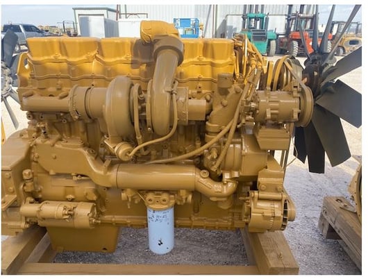 450 BHP Caterpillar #C-15, industrial diesel engine, - Image 3