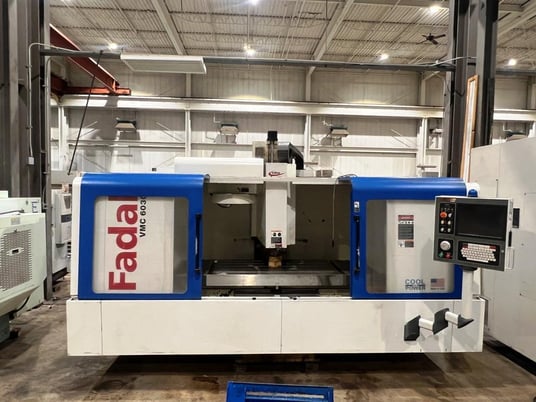 Fadal #VMC6030HT, CNC vertical machining center, multiprocessor controls, 60" X, 30" Y, 30" Z, 10000 RPM, 21 - Image 2