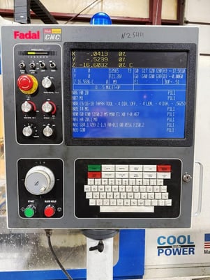 Fadal #VMC6030HT, CNC vertical machining center, multiprocessor controls, 60" X, 30" Y, 30" Z, 10000 RPM, 21 - Image 3