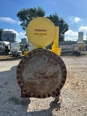 132 Ton, Vilter #78B531, Ammonia Shell and Tube Liquid Chiller, 291 steel tubes, R-717 refrigerant, 1978 - Image 5