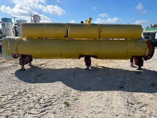132 Ton, Vilter #78B531, Ammonia Shell and Tube Liquid Chiller, 291 steel tubes, R-717 refrigerant, 1978 - Image 7
