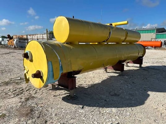 132 Ton, Vilter #78B531, Ammonia Shell and Tube Liquid Chiller, 291 steel tubes, R-717 refrigerant, 1978 - Image 8