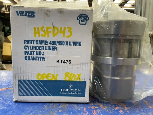 Vilter #KT476, Cylinder Liner Assembly, Unloading ring included - Image 3