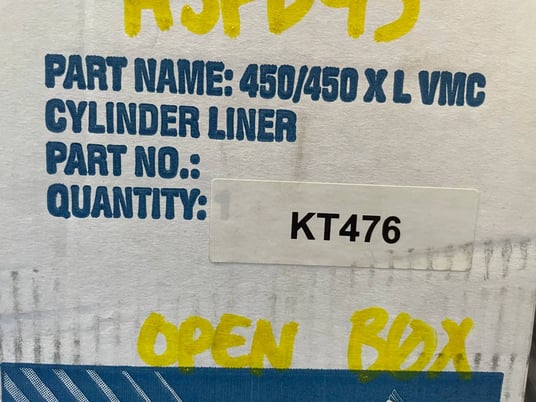Vilter #KT476, Cylinder Liner Assembly, Unloading ring included - Image 4