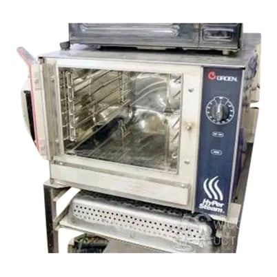 Groen #HY-3E, Hypersteam Atmospheric Convection Steamer, 3 pans all 12" x 20" x 2-1/2", 8000 watts, 208 V. - Image 2