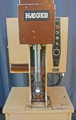 6 Ton, Haeger #HP6-B, Hydraulic Insertion Press, 8-1/2" stroke, 18" throat, 1.5 HP, 230 V. - Image 4