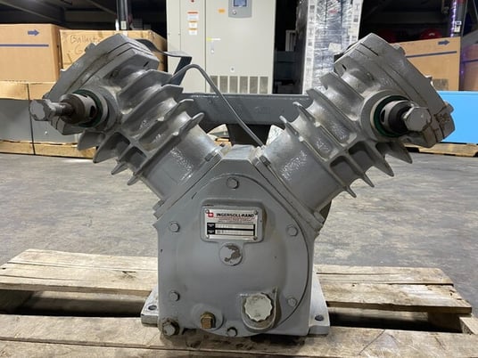 Ingersoll-Rand, V255N5, Reciprocating Vacuum Pump, w/ Triple Groove Belt Pulley, 17" Dia, 3-5 HP - Image 7
