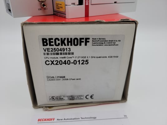 Beckhoff CX2040-0125, CPU Module, Intel Core i7, 2715QE, Quad-Core, 4GB RAM, unused - Image 3