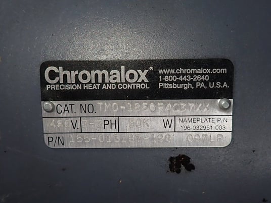 Chromalox #TM0-1850E4C37XX, Oil Heater, 50 kW, 480 V - Image 5