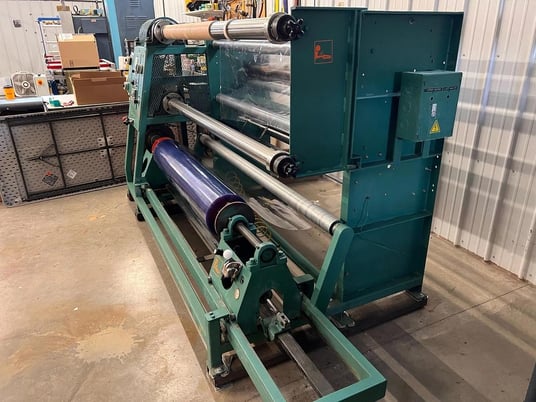 Voorwood #S60-18/187, duplex slitter rewinder, 60" width, 18" unwind/rewind diameter, shaftless unwind - Image 4