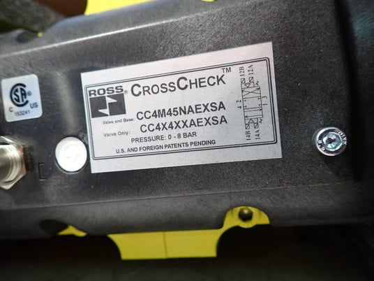 Ross #CC4M45NAEXSA, CrossCheck Valve, 0-8 bar, New - Image 3