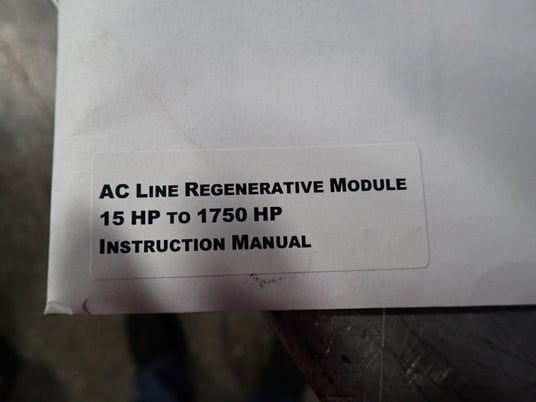 U.S. Motors Drives Inc., RG-0400-0090-N1, AC Line Module, 63 kW Regen Power, 95/90 Amps, 380-500 VAC, 530-710 - Image 6