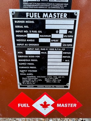 80 HP Liberty Boilers & Mechanical Services Inc, 2.68 MMBTU/Hr 150psi Steam Boiler, Firetube, Nat Gas - Image 6