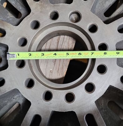 19-3/4" Face Plate for Lathe w/A2-8 Mount - Image 6