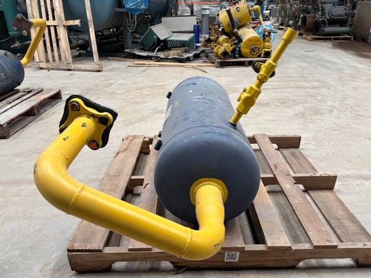 140 Gallon, Henry Technologies #COS-16042-140, Vertical Ammonia Oil Separator, 16" diameter x 42" L tank, 400 - Image 9