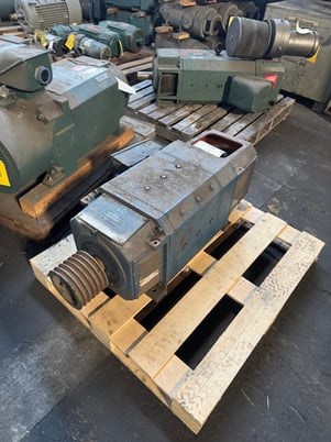 125 HP 1750/2500 RPM Bull DC Motor, Frame S3211ATZ, DPFV-BV, 500 VA, 150/300 VF - Image 1