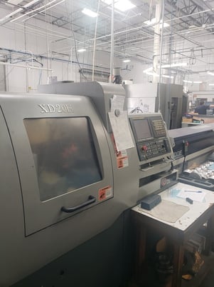 Hanwha #XD20H, swiss type automatic screw, .787" diameter, Edge bar feeder, 2010 - Image 1