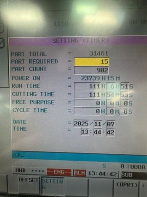 Hanwha #XD20H, swiss type automatic screw, .787" diameter, Edge bar feeder, 2010 - Image 6