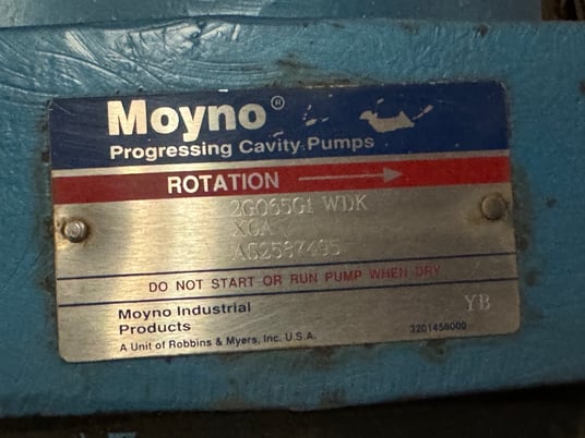 Moyno 2000, Progressive Cavity Pump Skid, 2 stage (QTY 3) - Image 2